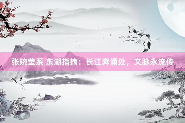 张婉莹系 东湖指摘：长江奔涌处，文脉永流传